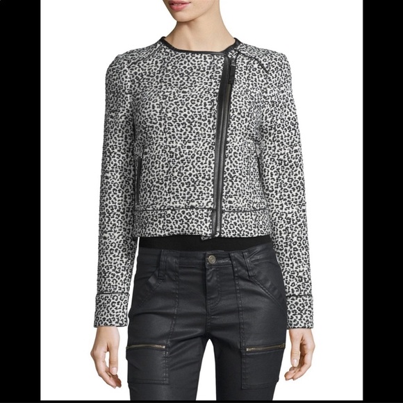 Joie Pattyn Leopard Moto Jacket - Picture 2 of 8